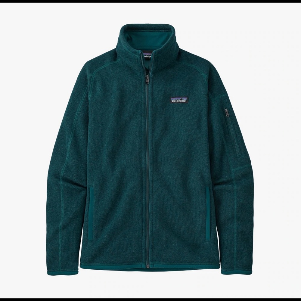 Green Patagonia Better Sweater full zip